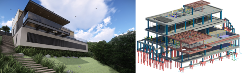 Estrutura completamente integrada com a arquitetura