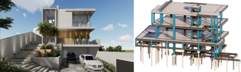 Projetos de estrutura mista: Concreto e Metálica